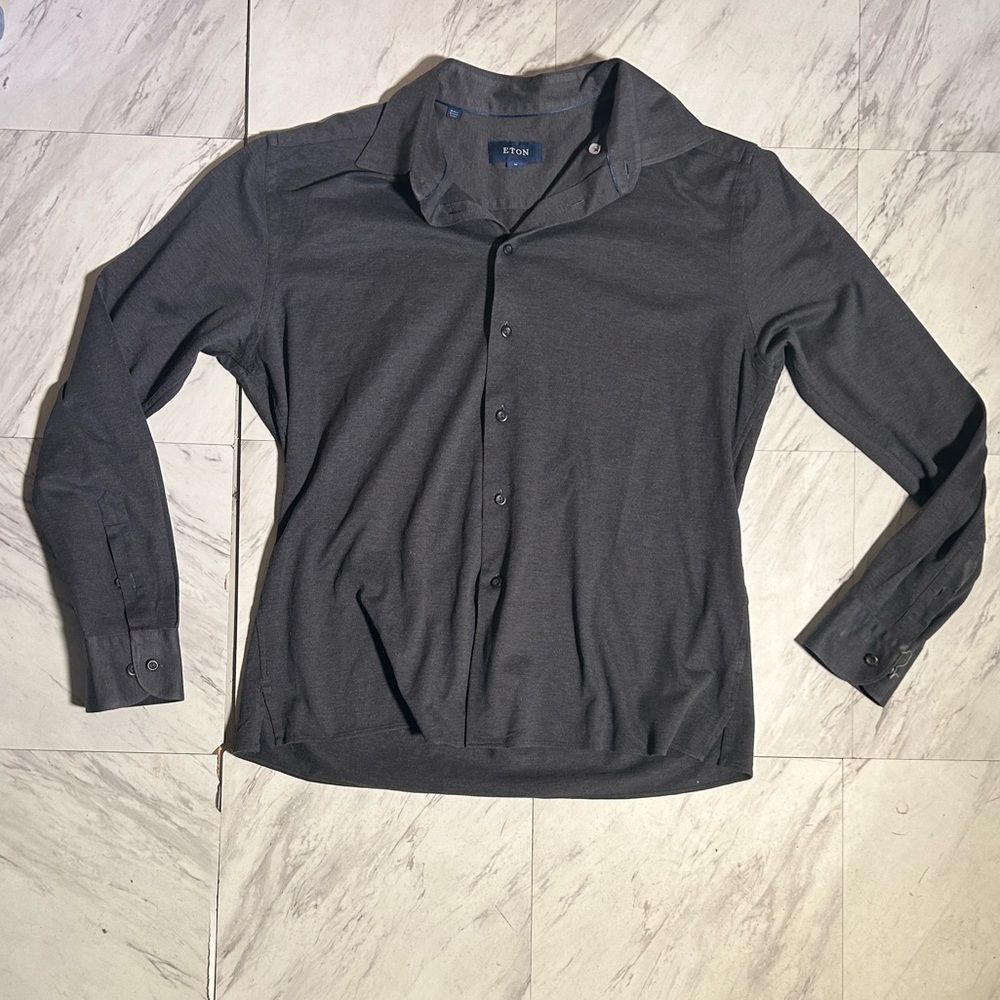 ETON grey button up